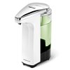 Simplehuman 8 oz. Touch-Free Sensor Liquid Soap Pump Dispenser with Soap Sample, White ST1018